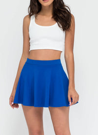 I'll  Skate Away Mini Skater Skirt - Solo Stylez