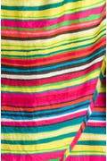 Senorita Stripe Silk Faux Wrap Skirt Size 10 - Solo Stylez